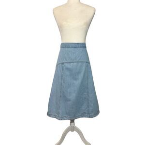 Old Navy high-waisted a-line denim skirt - 10